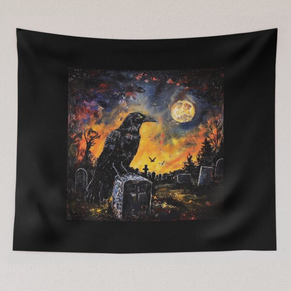 Item preview, Midnight Raven, Dark Halloween Style  designed and sold by TheDarkStone.