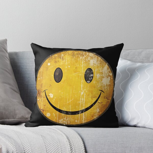 Item preview, Distressed Happy face designed and sold by Shredicuz.