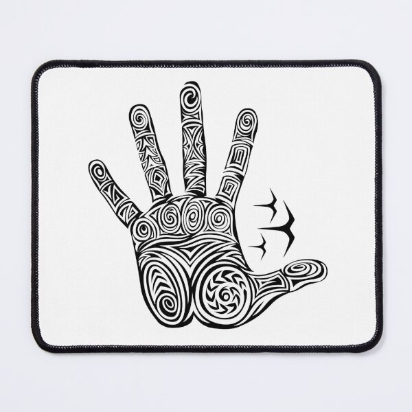 Item preview, Tribal Maori Hand Tiki Tattoo designed and sold by Baldazar.