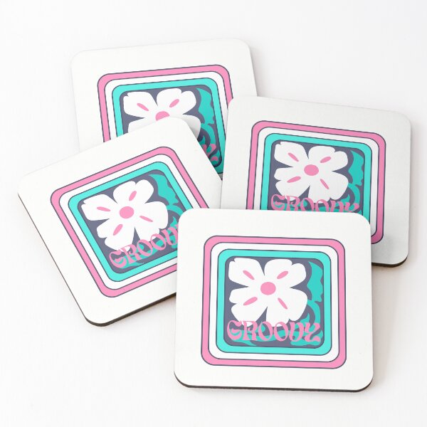 Item preview, Retro Unique Pattern Groovy y2k 80s Trendy Flower T-shirt Sticker designed and sold by ThinkNature!.