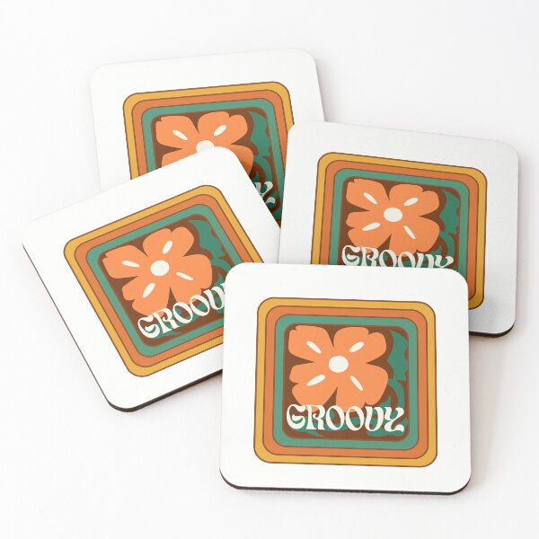 Item preview, Retro Unique Pattern Groovy y2k 80s Trendy Flower T-shirt Sticker designed and sold by ThinkNature!.