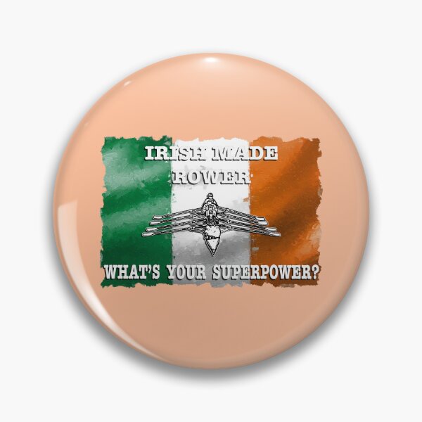 Item preview, Irish Rowers Rowing with Superpowers on Irish Flag designed and sold by Michael van der Hoorn.