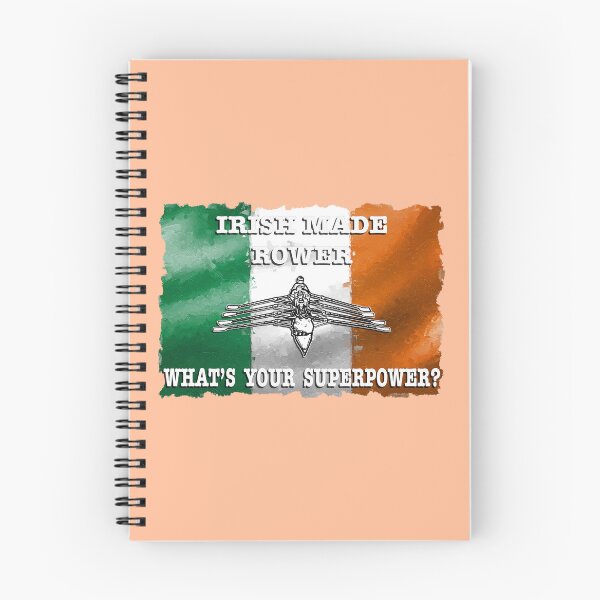 Item preview, Irish Rowers Rowing with Superpowers on Irish Flag designed and sold by Michael van der Hoorn.