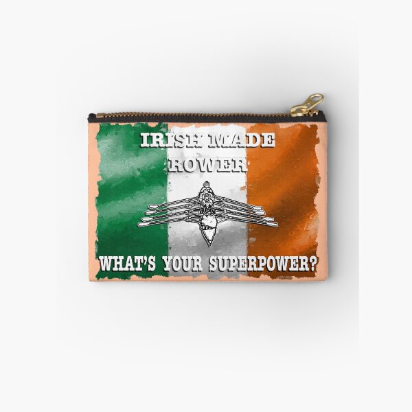 Item preview, Irish Rowers Rowing with Superpowers on Irish Flag designed and sold by Michael van der Hoorn.