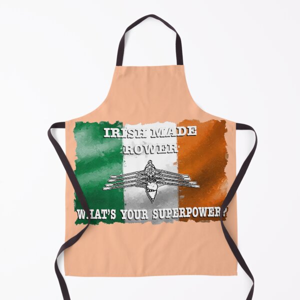 Item preview, Irish Rowers Rowing with Superpowers on Irish Flag designed and sold by Michael van der Hoorn.