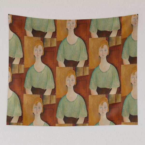 Item preview,  Amedeo Modigliani  Girl in a green blous  designed and sold by TeeARTHY.