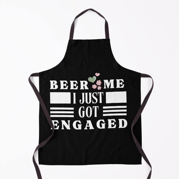 Item preview, Beer Me I just Got Engaged Typographic Design designed and sold by Raise2Shine.