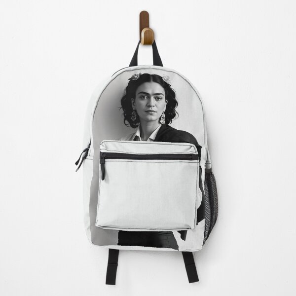 Item preview, Frida Kahlo Wearing White Shirt designed and sold by TeeARTHY.
