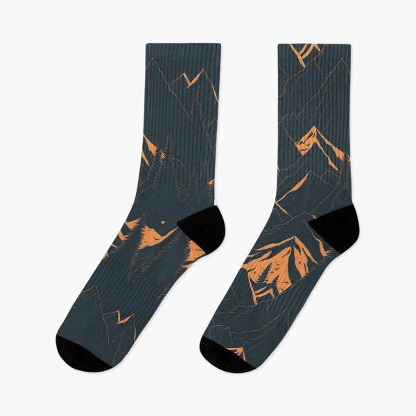 Item preview, Sunset Mountain Silhouette Pattern designed and sold by Daniel Haddad.