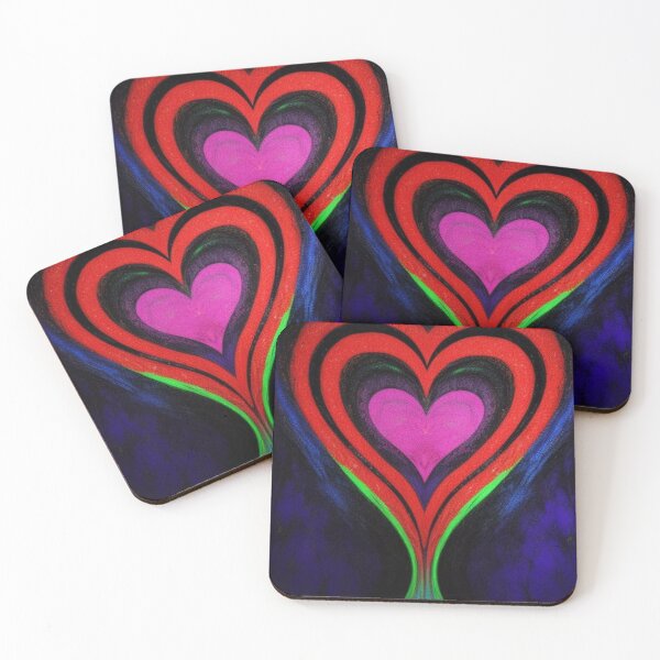 Item preview, Abstract Hearts Art designed and sold by TheDarkWardrobe.