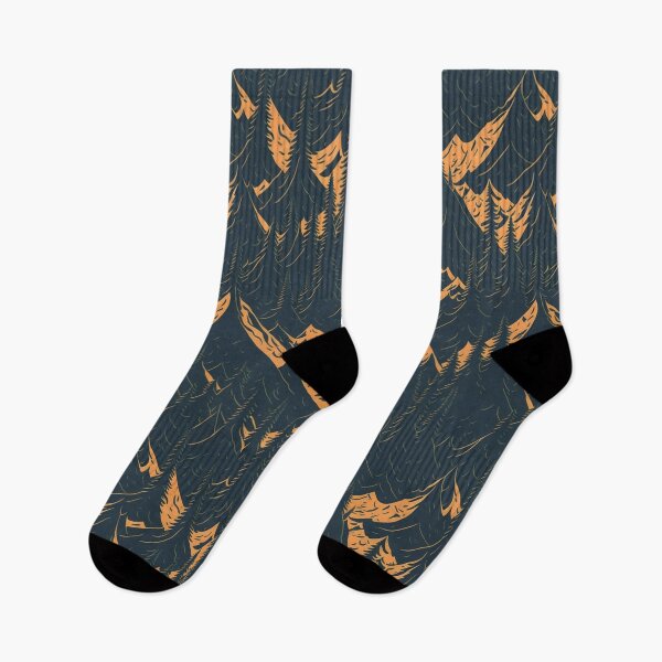 Item preview, Fiery Mountain Twilight Pattern designed and sold by Daniel Haddad.