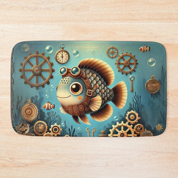 Item preview, Steampunk Uaru Cichlid Fish Expedition designed and sold by Sillytoe.
