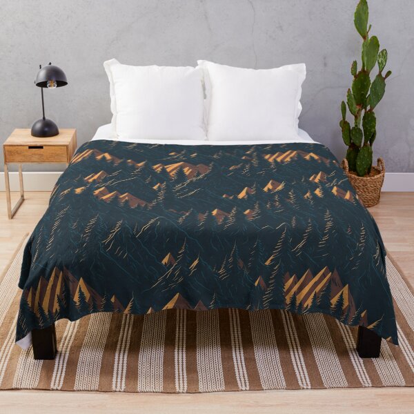 Item preview, Golden Hour Mountain Forest Pattern designed and sold by Daniel Haddad.