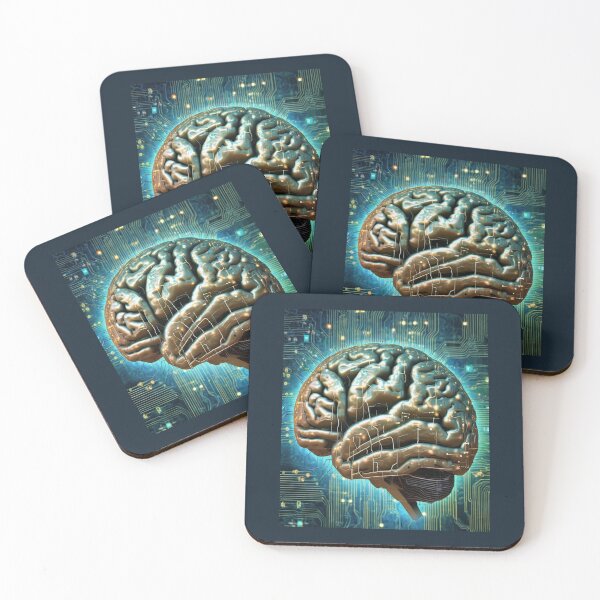 Item preview, "Techno-Mind: A Fusion of Biology and Technology" designed and sold by Artisticanvas.