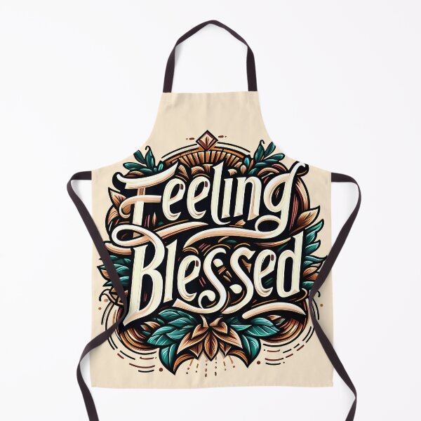 Item preview, Feeling blessed, typography designed and sold by maxmaj.