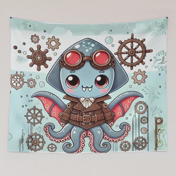 Item preview, Steampunk Vampire Squid Adventurer designed and sold by Sillytoe.