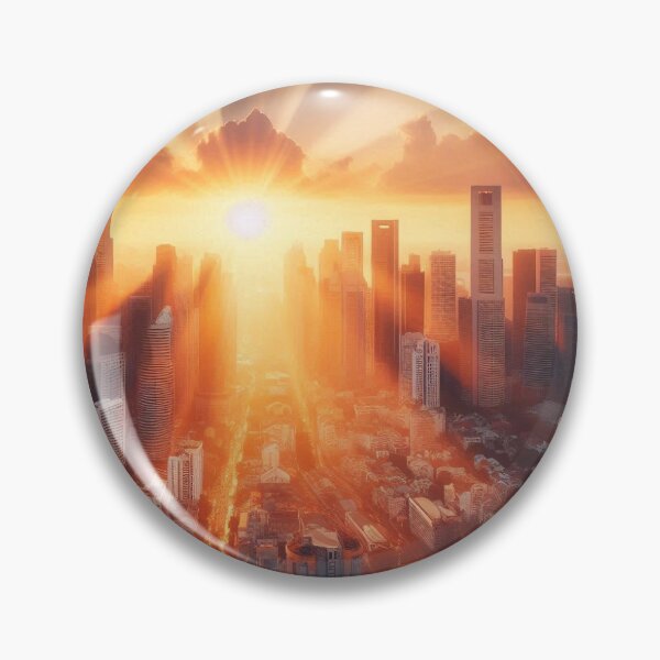Item preview, Early Morning Cityscape designed and sold by Aesthetica Designs.
