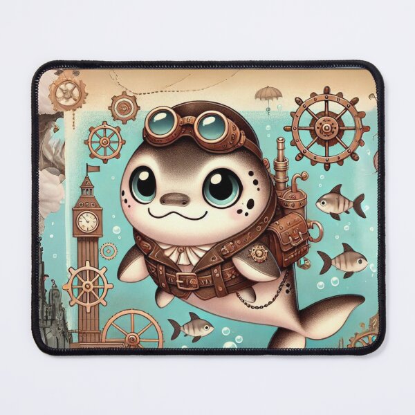 Item preview, Steampunk Vaquita Explorer designed and sold by Sillytoe.