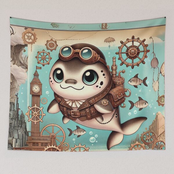 Item preview, Steampunk Vaquita Explorer designed and sold by Sillytoe.