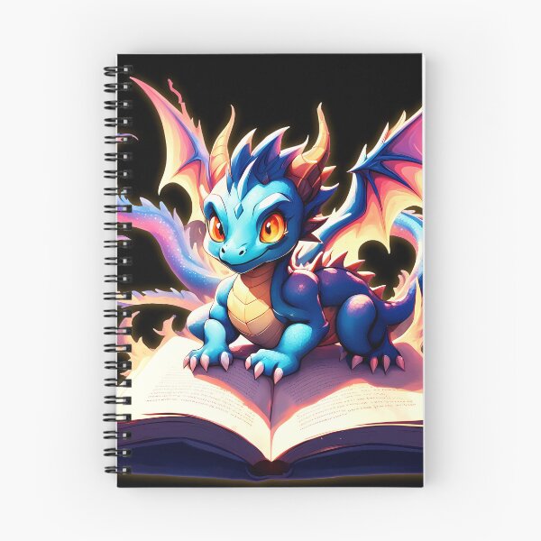 Artikelvorschau, Leuchtend blauer Drache entworfen und verkauft von CJdesignStudio.