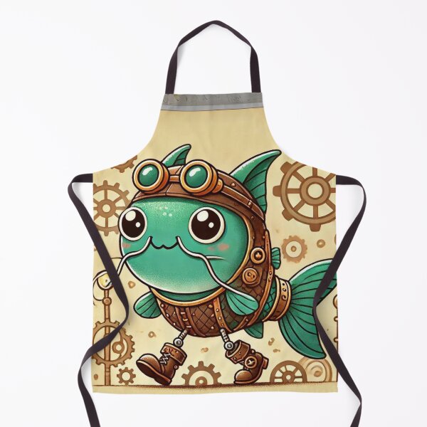 Item preview, Steampunk Walking Catfish Adventurer designed and sold by Sillytoe.