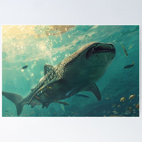 Item preview, Whale Shark - Painted Style designed and sold by WildWanderings.