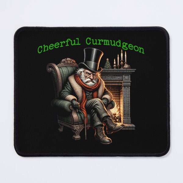 Item preview, Scrooge Cheerful Curmudgeon Christmas Holiday designed and sold by sparsonboutique.