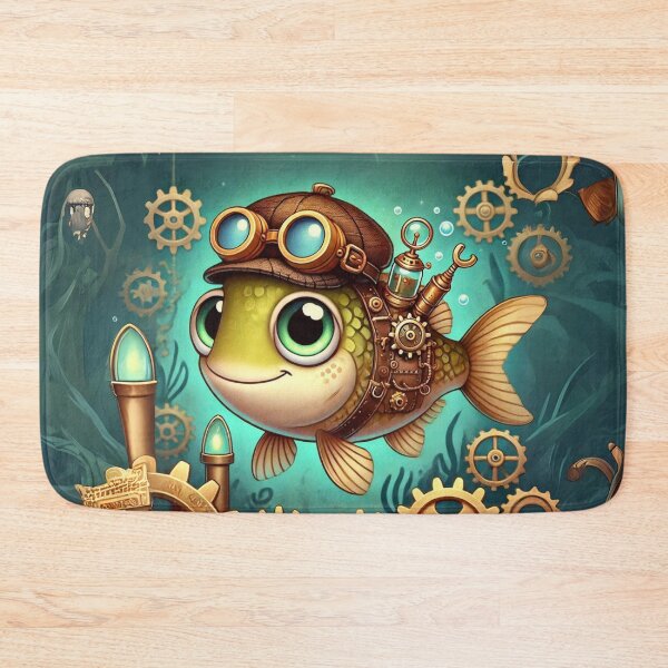 Item preview, Steampunk Walleye Fish Adventurer designed and sold by Sillytoe.