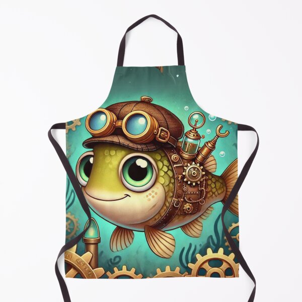 Item preview, Steampunk Walleye Fish Adventurer designed and sold by Sillytoe.