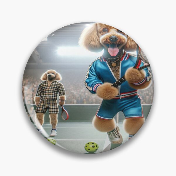 Artikelvorschau, Pudel-Pickleball-Team entworfen und verkauft von TheDogOnIt.