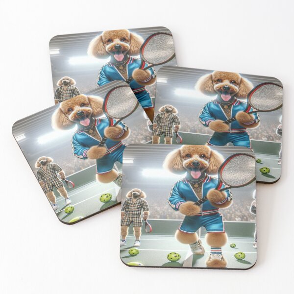 Artikelvorschau, Pudel-Pickleball-Team entworfen und verkauft von TheDogOnIt.