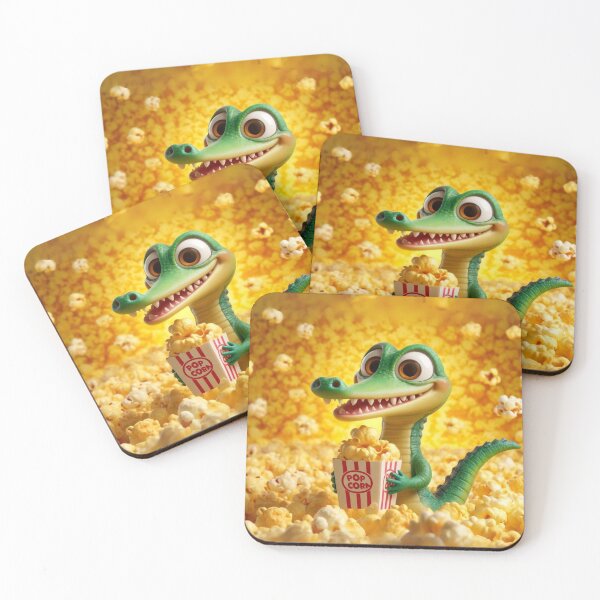 Item preview, Happy Alligator Gar with Popcorn designed and sold by Sillytoe.