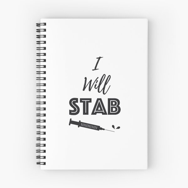 Item preview, I Will Stab You Funny Nurse Gifts designed and sold by miracletee.