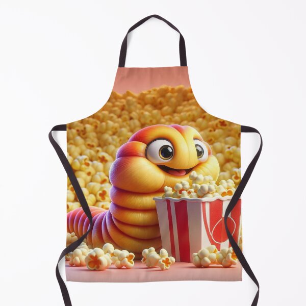 Item preview, Happy Antarctic Scale Worm with Popcorn Treat designed and sold by Sillytoe.