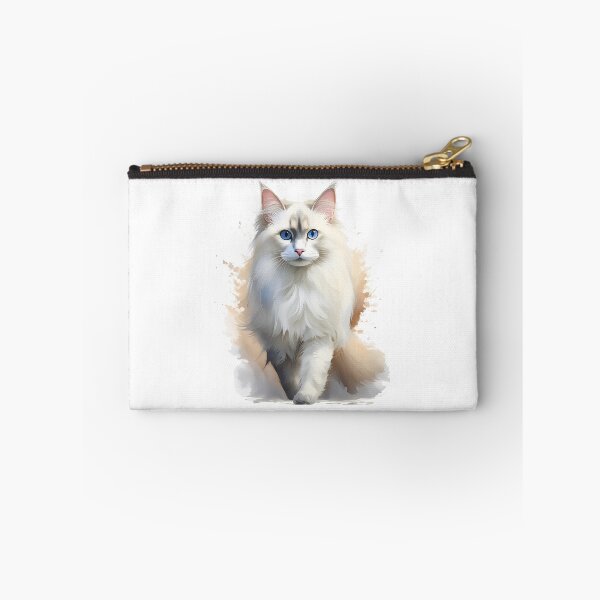 Item preview, Sweet Ragdoll Cat Watercolor Illustration designed and sold by heartlocked.