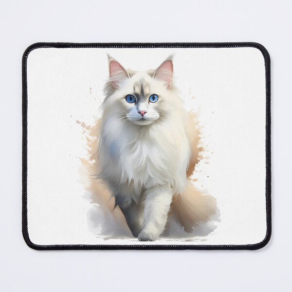 Item preview, Sweet Ragdoll Cat Watercolor Illustration designed and sold by heartlocked.