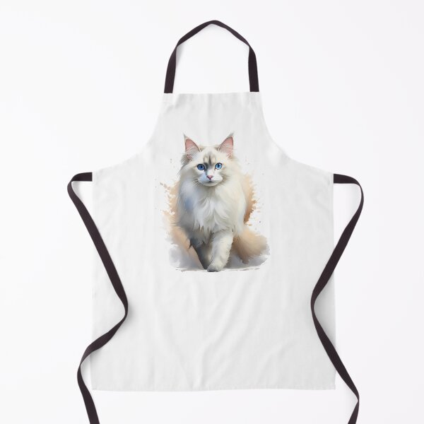 Item preview, Sweet Ragdoll Cat Watercolor Illustration designed and sold by heartlocked.