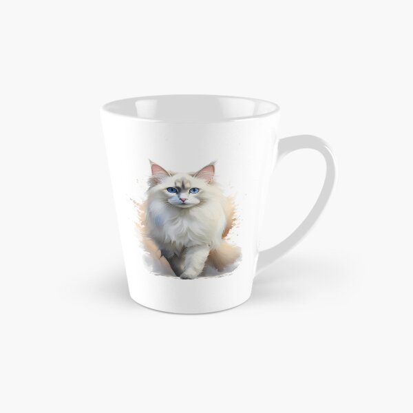 Item preview, Sweet Ragdoll Cat Watercolor Illustration designed and sold by heartlocked.