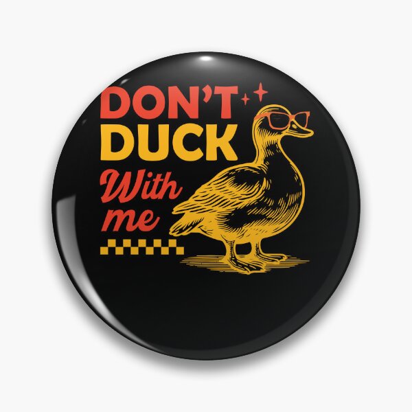 Item preview, Rubber Duck Don't Duck With Me Cute Duck designed and sold by smartrocket.