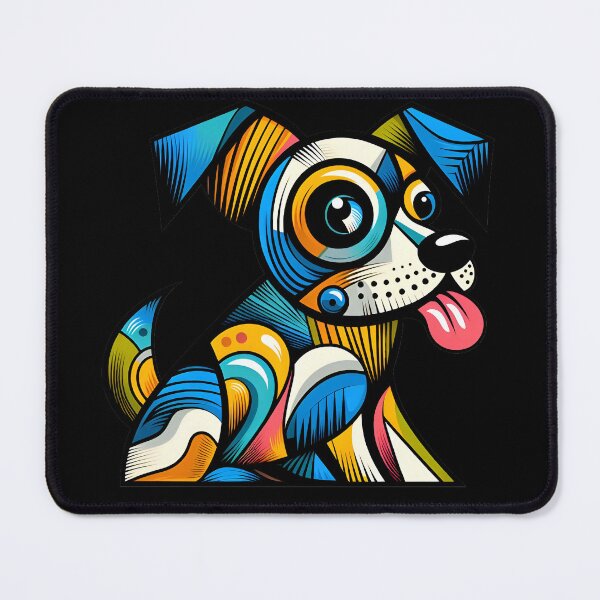 Item preview, Vibrant Abstract Dog Art Print designed and sold by Andy-Many-Ideas.