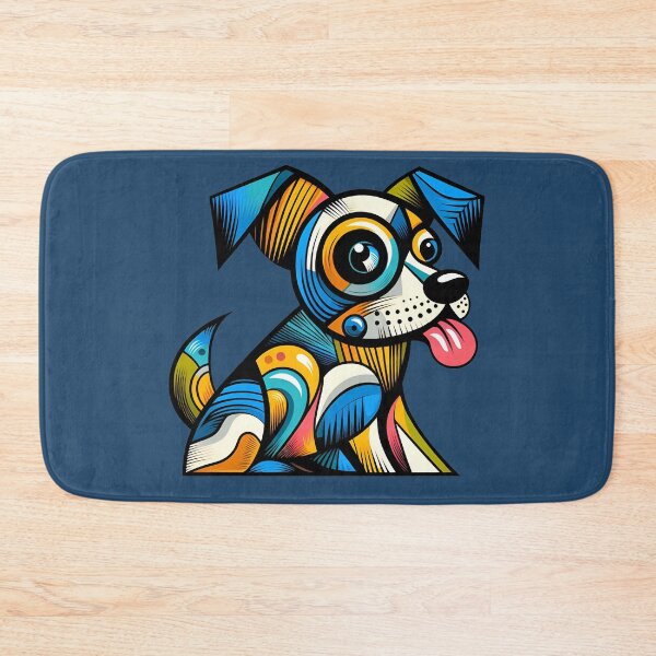 Item preview, Vibrant Abstract Dog Art Print designed and sold by Andy-Many-Ideas.