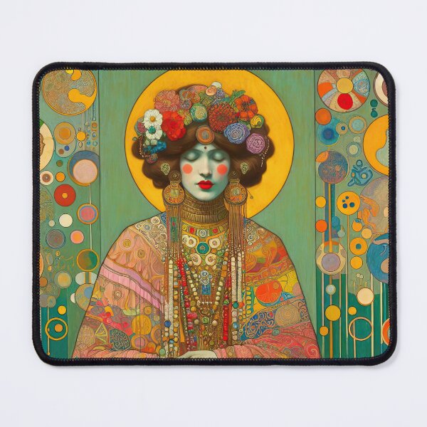 Item preview, Portrait of a Woman - Klimt 12 designed and sold by Kallak-AI-Art.