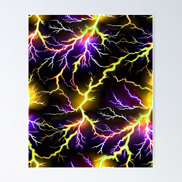 Item preview, Abstract Colorful Lightning Pattern Design designed and sold by TheArtOfPat.