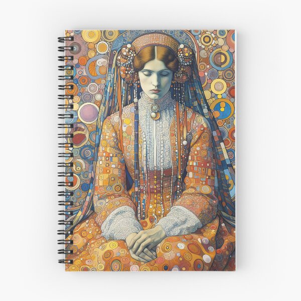 Item preview, Portrait of a Woman - Klimt 14 designed and sold by Kallak-AI-Art.