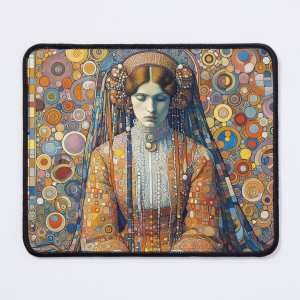 Item preview, Portrait of a Woman - Klimt 14 designed and sold by Kallak-AI-Art.