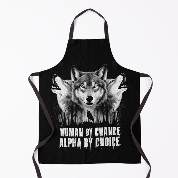 Item preview, Human By Chance Alpha By Choice Alpha Three Wolf howling Men designed and sold by MTRBSK11.