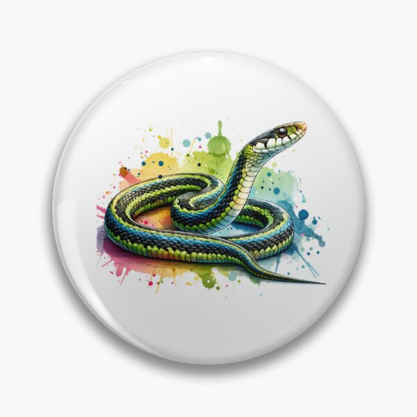 Item preview, Watercolor Garter Snake  designed and sold by ChaosReigns91.