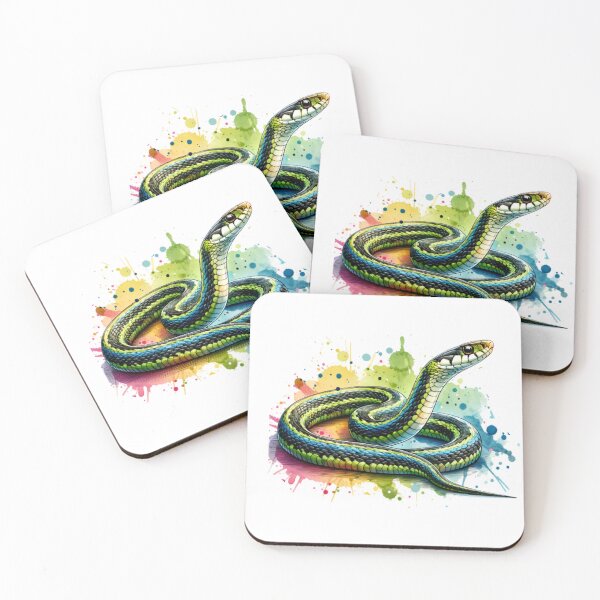 Item preview, Watercolor Garter Snake  designed and sold by ChaosReigns91.