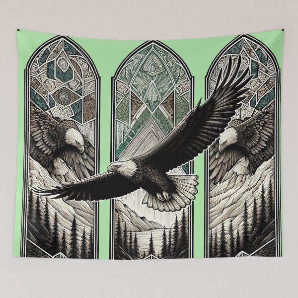 Item preview, Eagle Church designed and sold by Foxlindesigns.