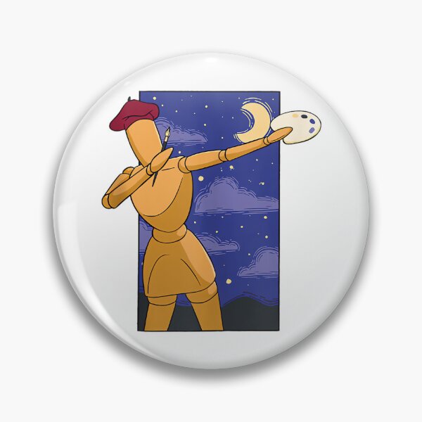 Item preview, Artistic model mobility painter with canvas and moon designed and sold by wardpowerslamon.